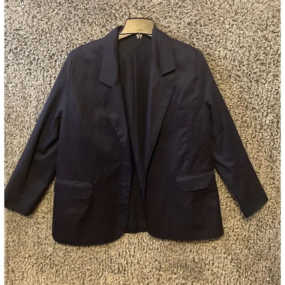 Tilley Endurables Men's Navy Blue Traveller's Blazer Size XL